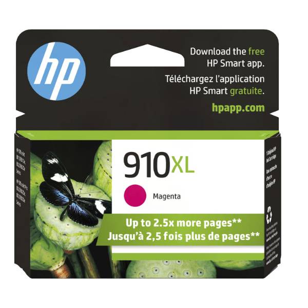 HP 910XL High Yield Magenta Original Ink Cartridge (3YL63AN)
